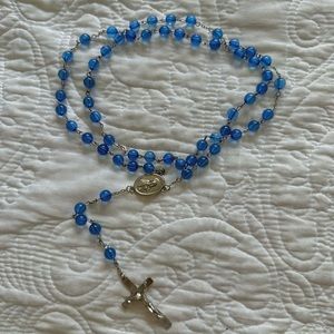📿Blue Beaded Rosary📿